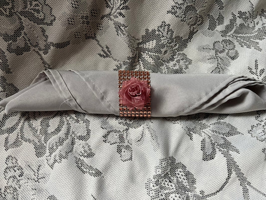 Dusty Rose Wedding Napkin Rings - Wedding Accessories