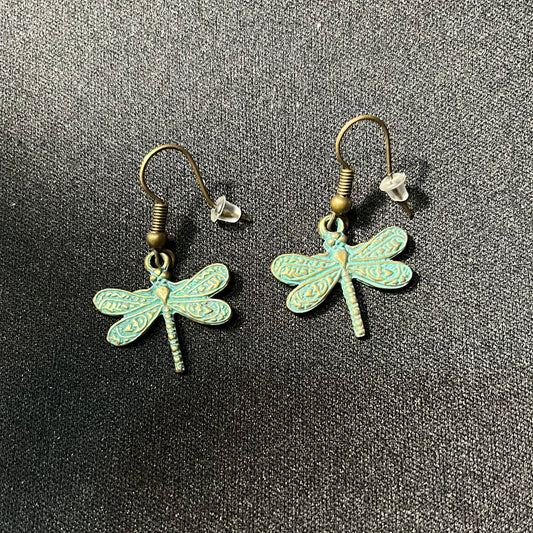 Dragonfly Fishhook Earrings